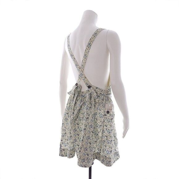 Free People Womens Medium Petunia Mini Dress Tea Combo Floral - Picture 4 of 11